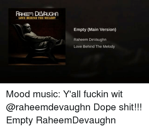 Raheem Devaughn Love Behind The Melody Rarest